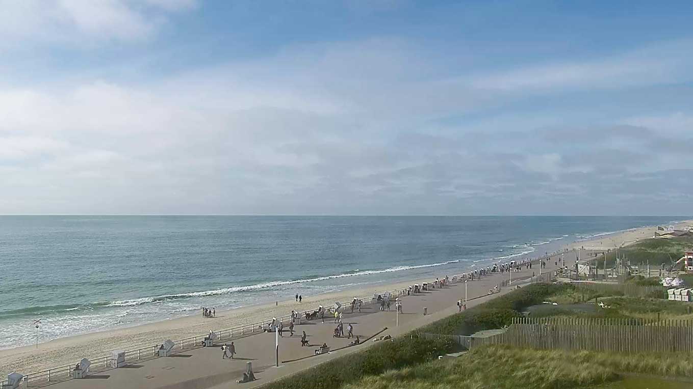 Webcam-Vorschau der Strandpromenade auf Westerland